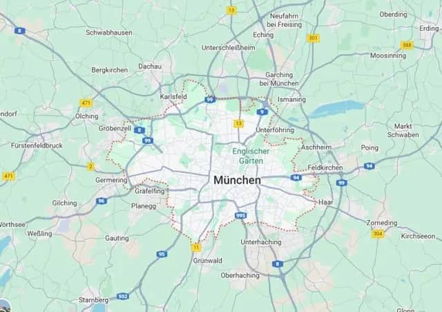 Einsatzgebiet Mister Rohrreinigung München — Karte mit Stadtteilen und Umland